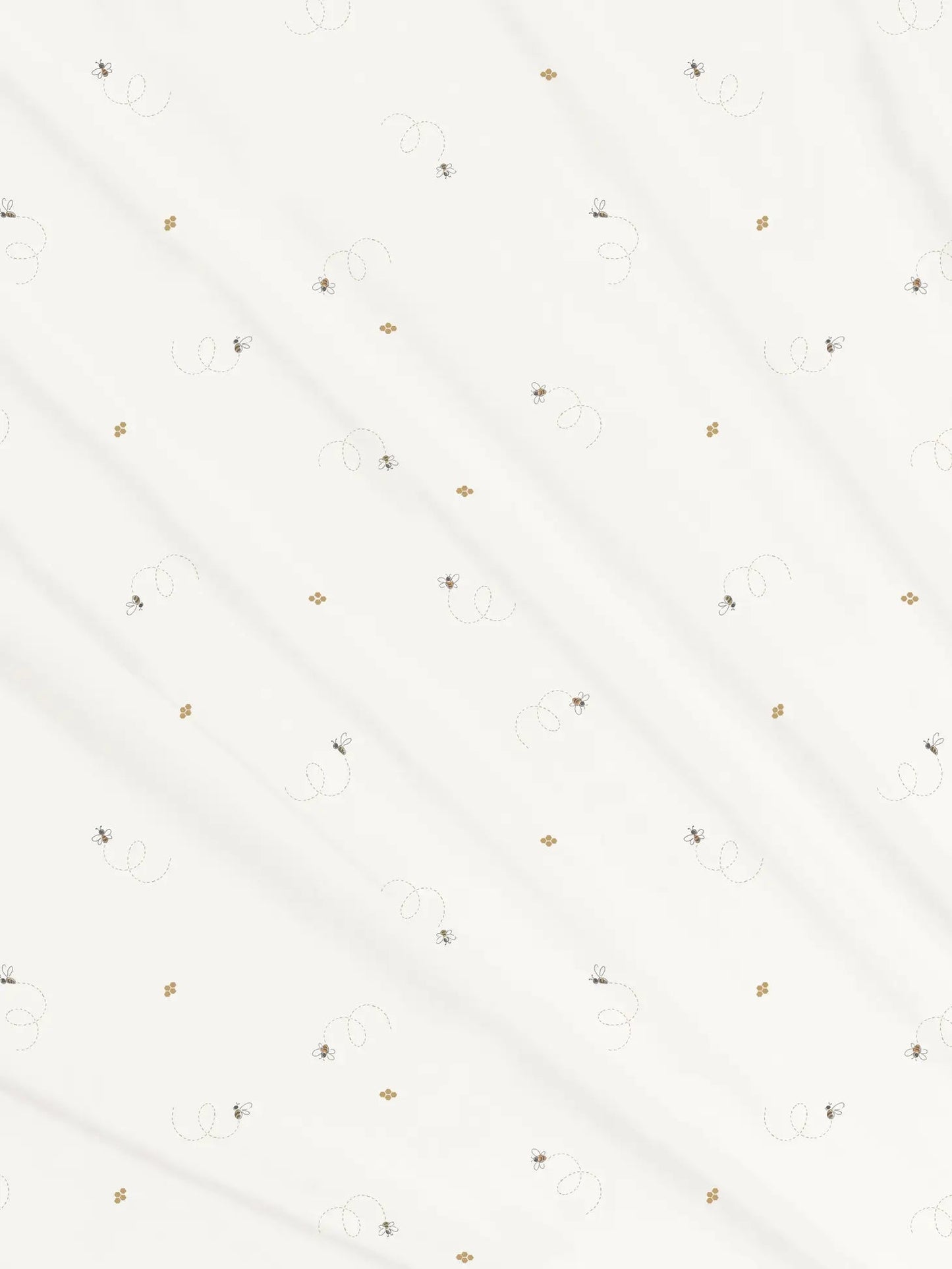 Organic Baby Swaddle Blanket - Bee - Bossy Beans