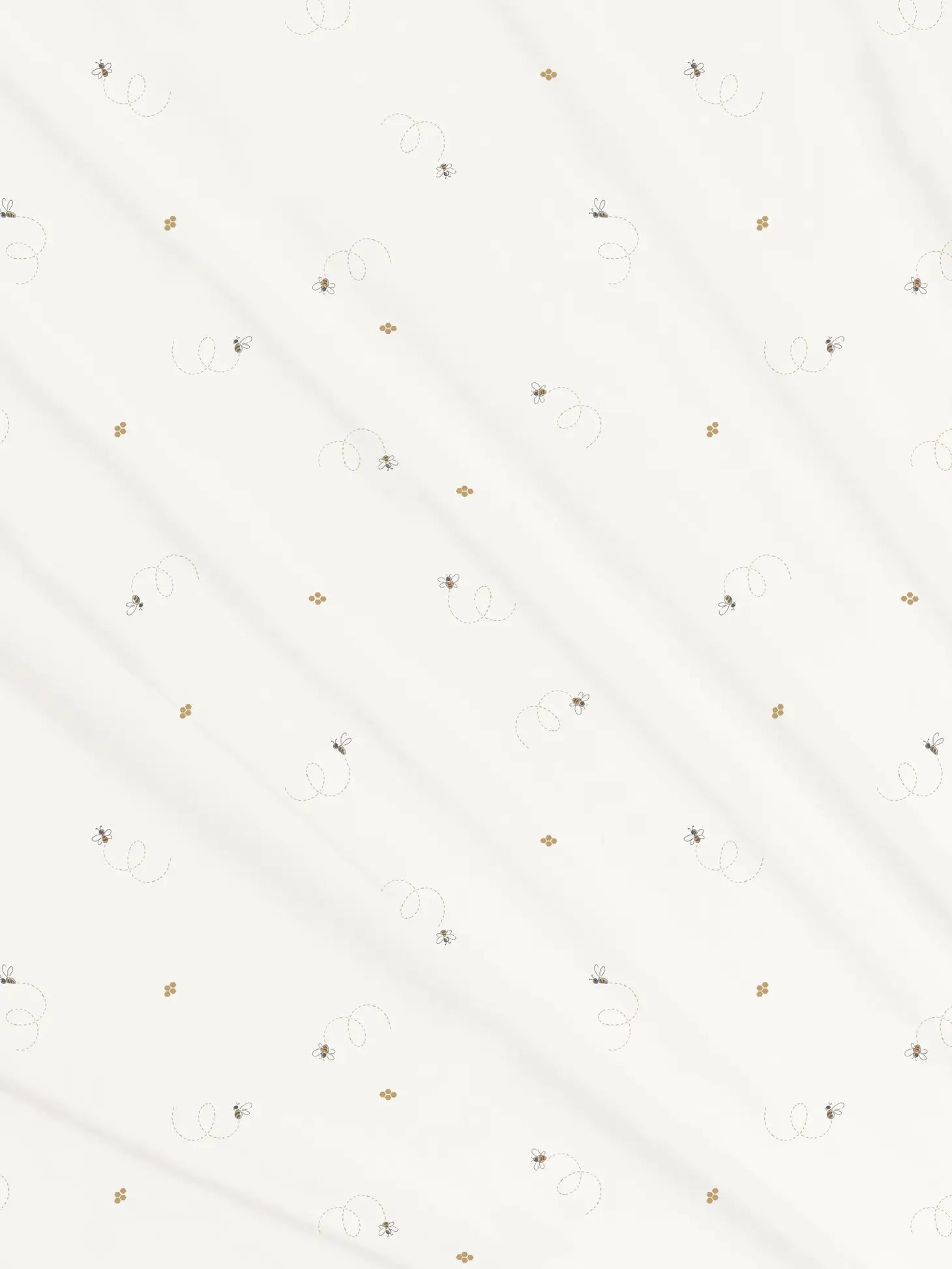 Organic Baby Swaddle Blanket - Bee - Bossy Beans