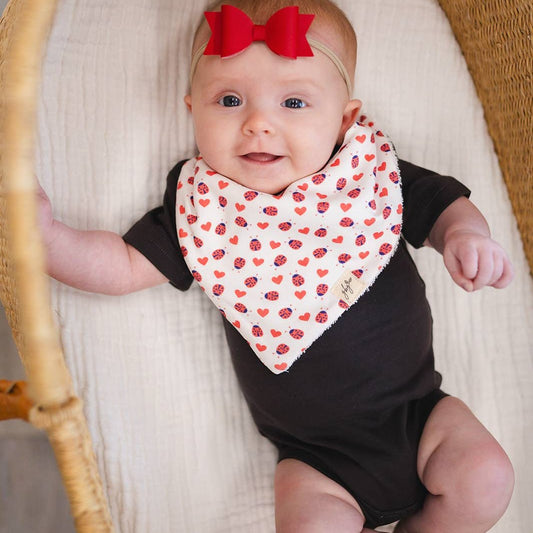 Organic Cotton Baby Bib - Bossy Beans