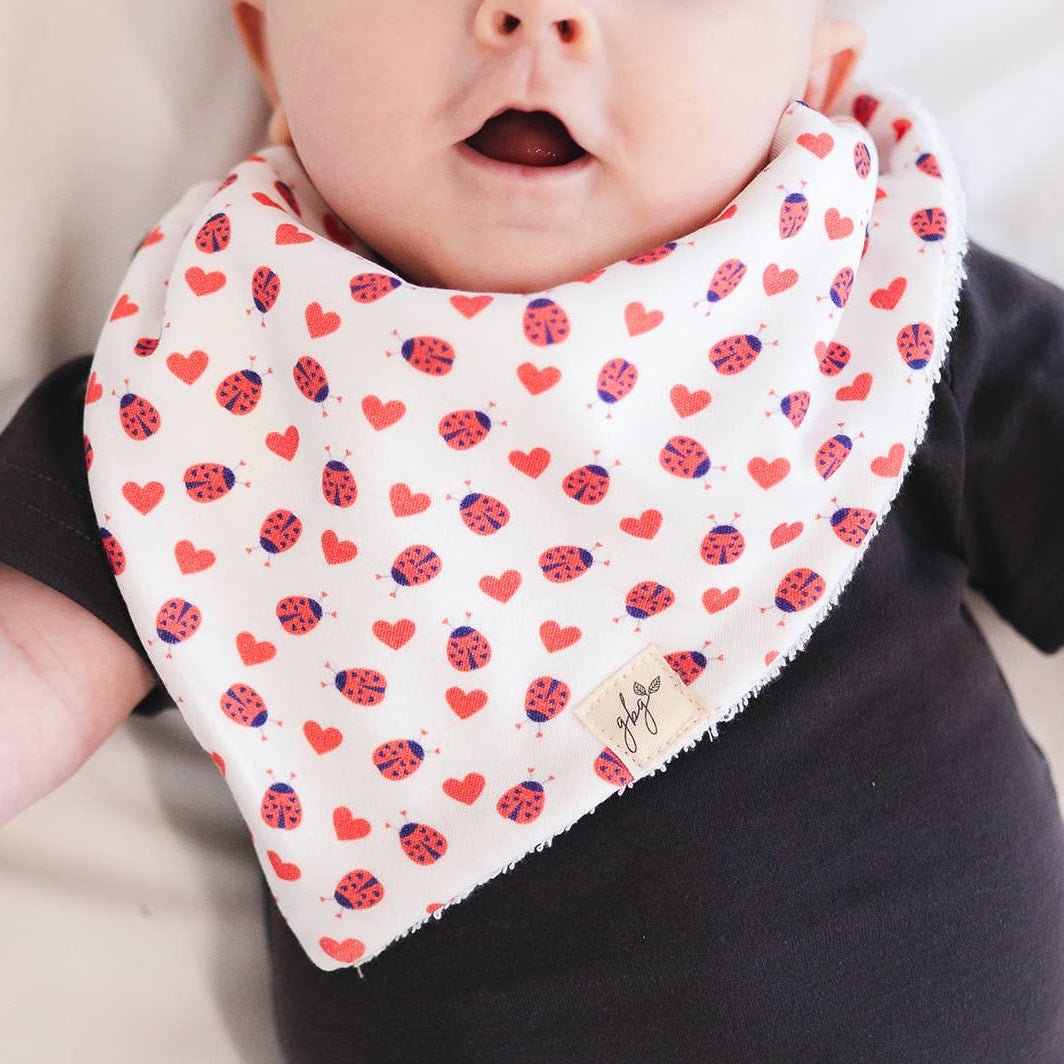 Organic Cotton Baby Bib - Bossy Beans