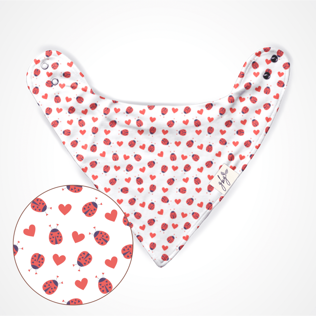 Organic Cotton Baby Bib - Bossy Beans