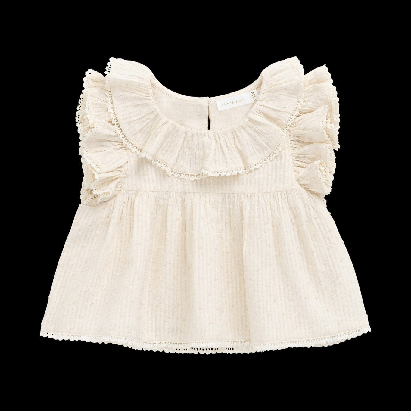 Organic Cotton Banks Blouse - Parchment - Bossy Beans