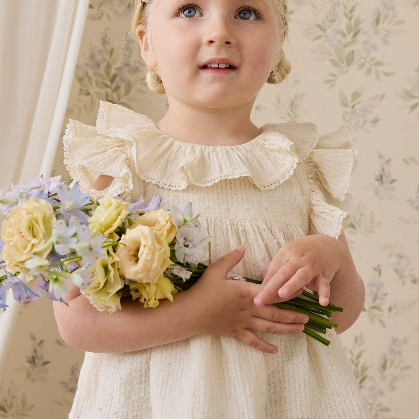 Organic Cotton Banks Blouse - Parchment - Bossy Beans