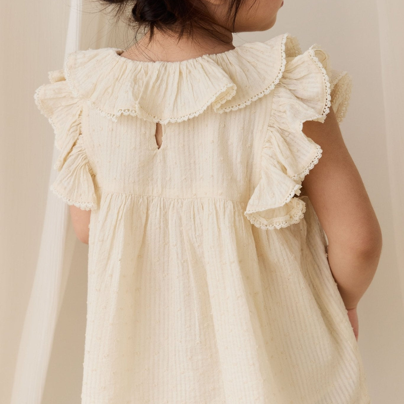 Organic Cotton Banks Blouse - Parchment - Bossy Beans