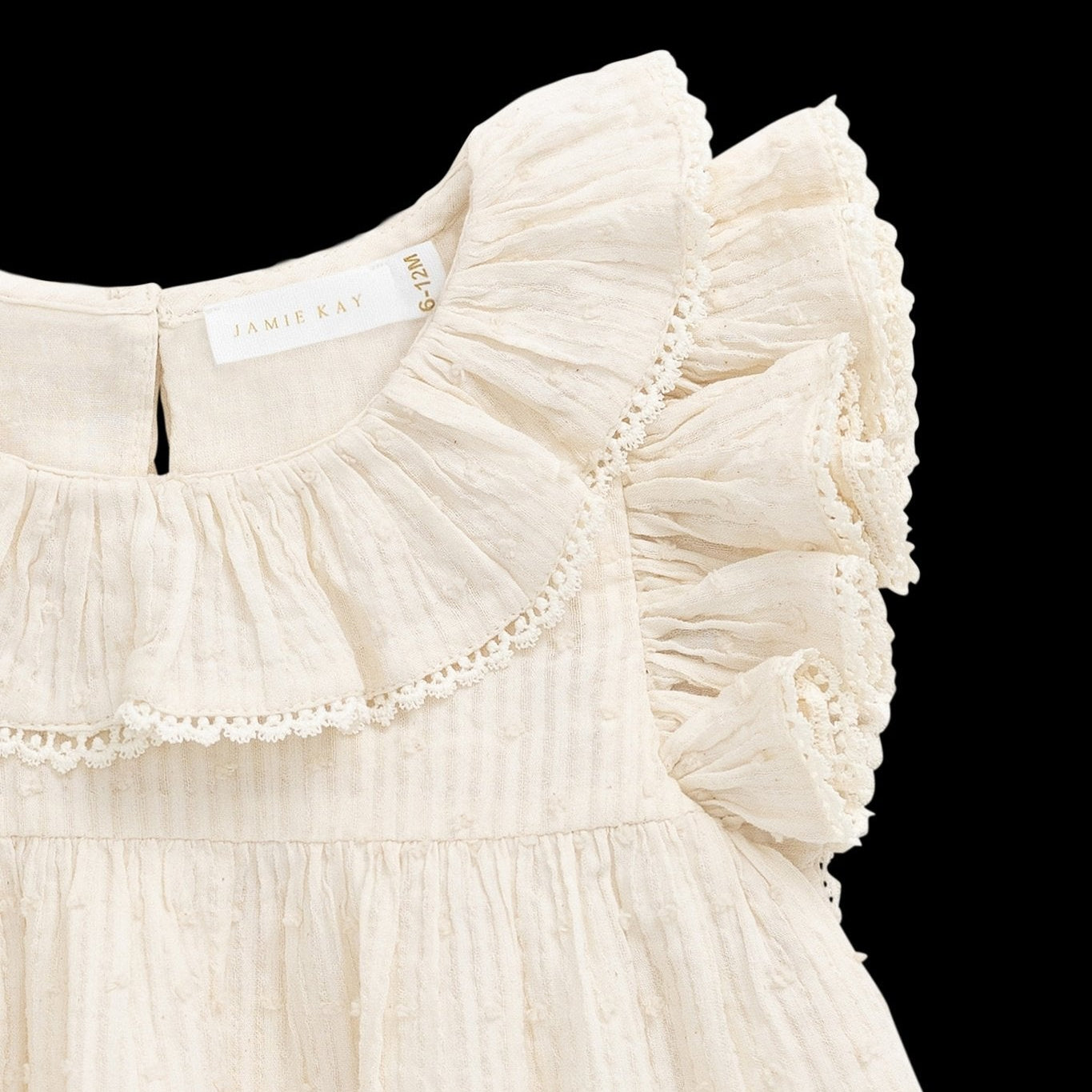 Organic Cotton Banks Blouse - Parchment - Bossy Beans