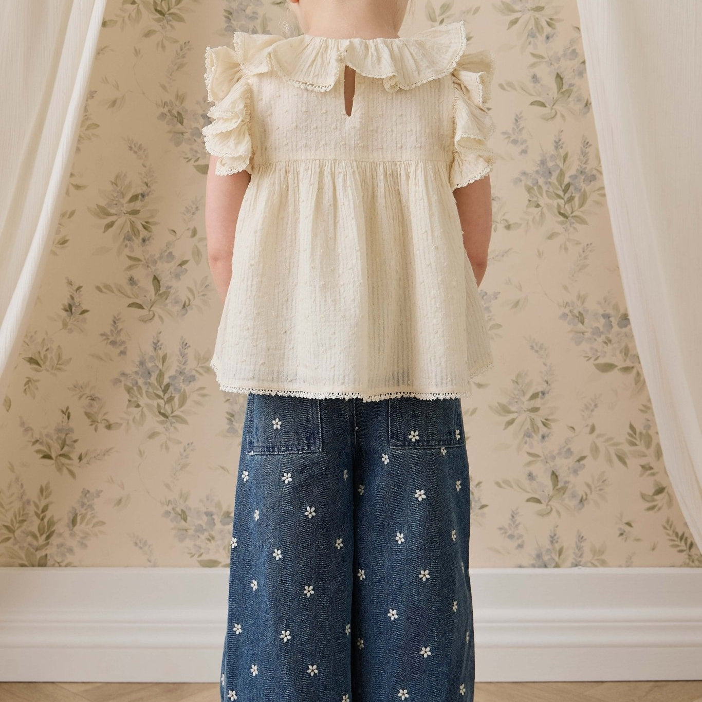 Organic Cotton Banks Blouse - Parchment - Bossy Beans