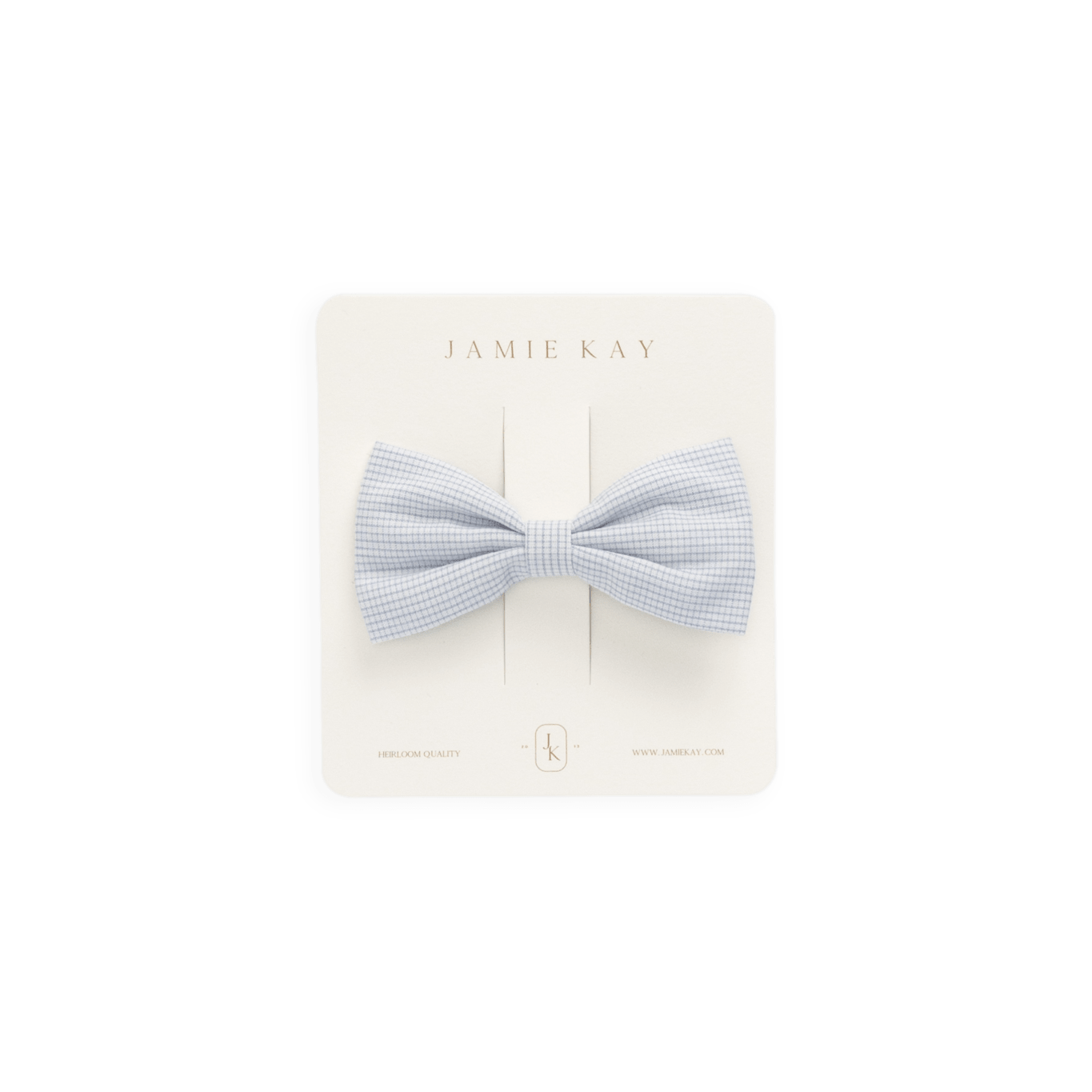 Organic Cotton Desiree Bow - Petite Check - Bossy Beans