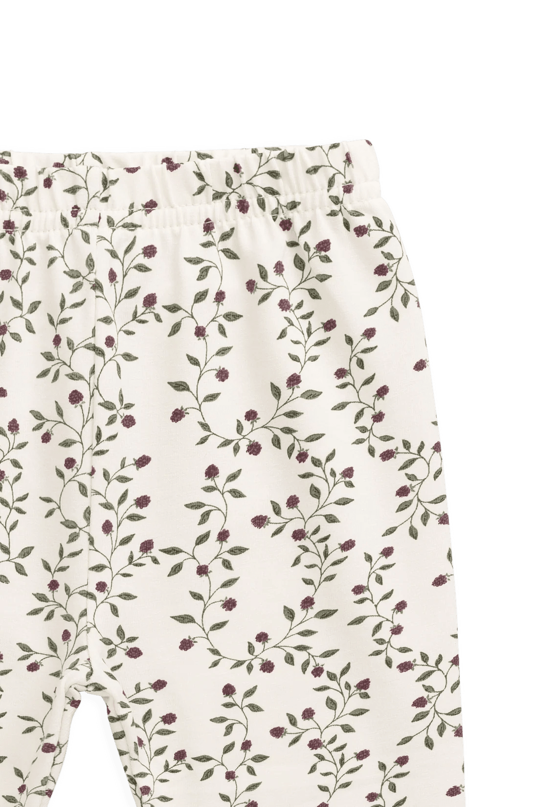 Organic Cotton Everyday Legging - Mulberries - Bossy Beans