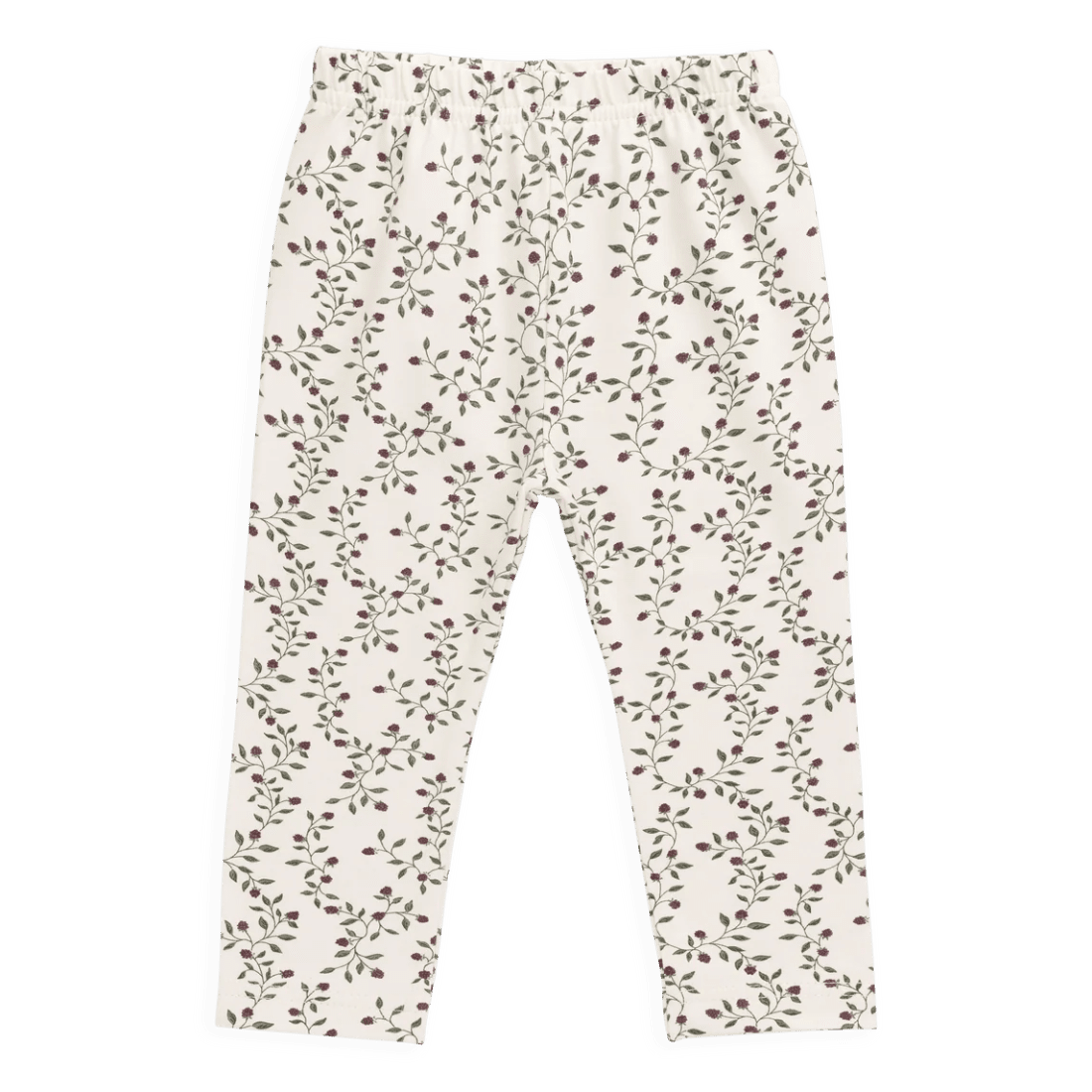 Organic Cotton Everyday Legging - Mulberries - Bossy Beans