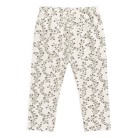 Organic Cotton Everyday Legging - Mulberries - Bossy Beans