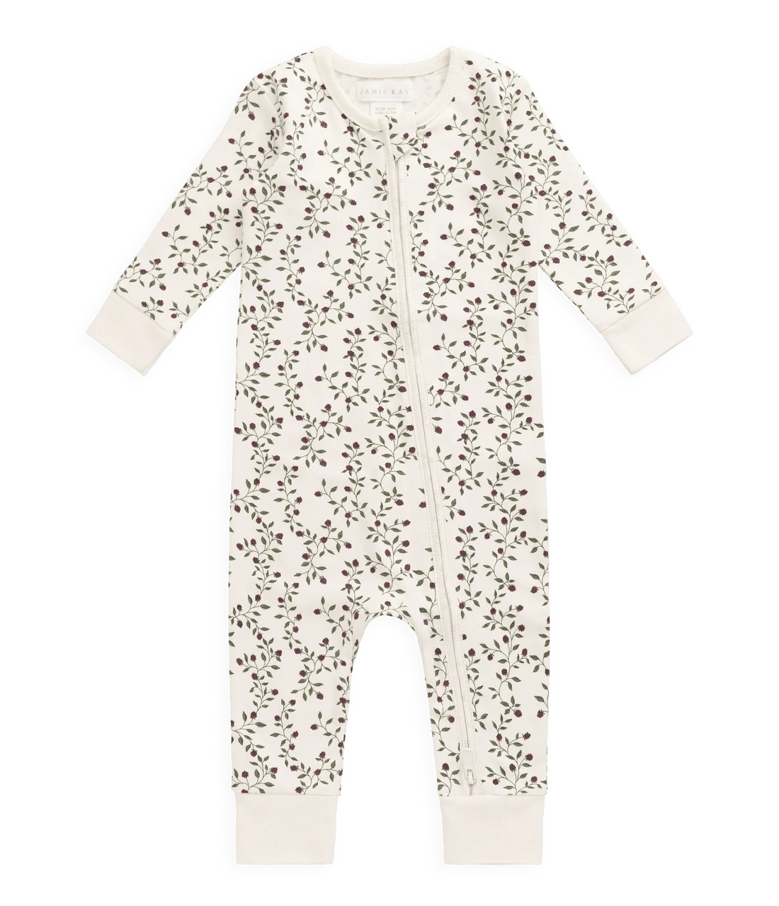 Organic Cotton Jude Onepiece - Mulberries - Bossy Beans