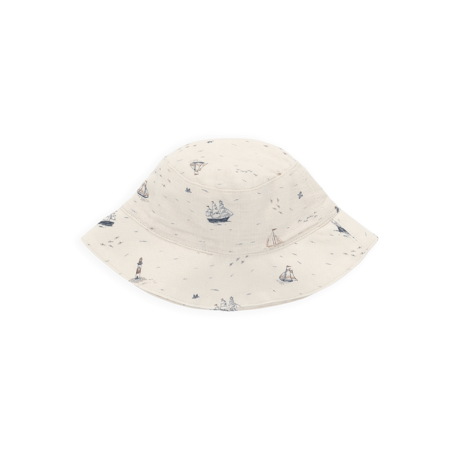 Organic Cotton Woven Bucket Hat - Sailing Day - Bossy Beans