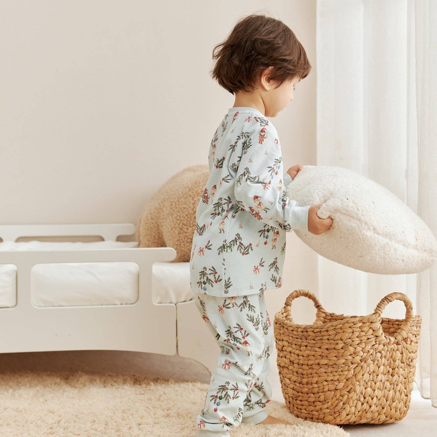 Organic Toddler Pajama Set - Jolly - Bossy Beans