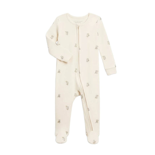 Peyton Zipper Sleeper - Owl - Bossy Beans