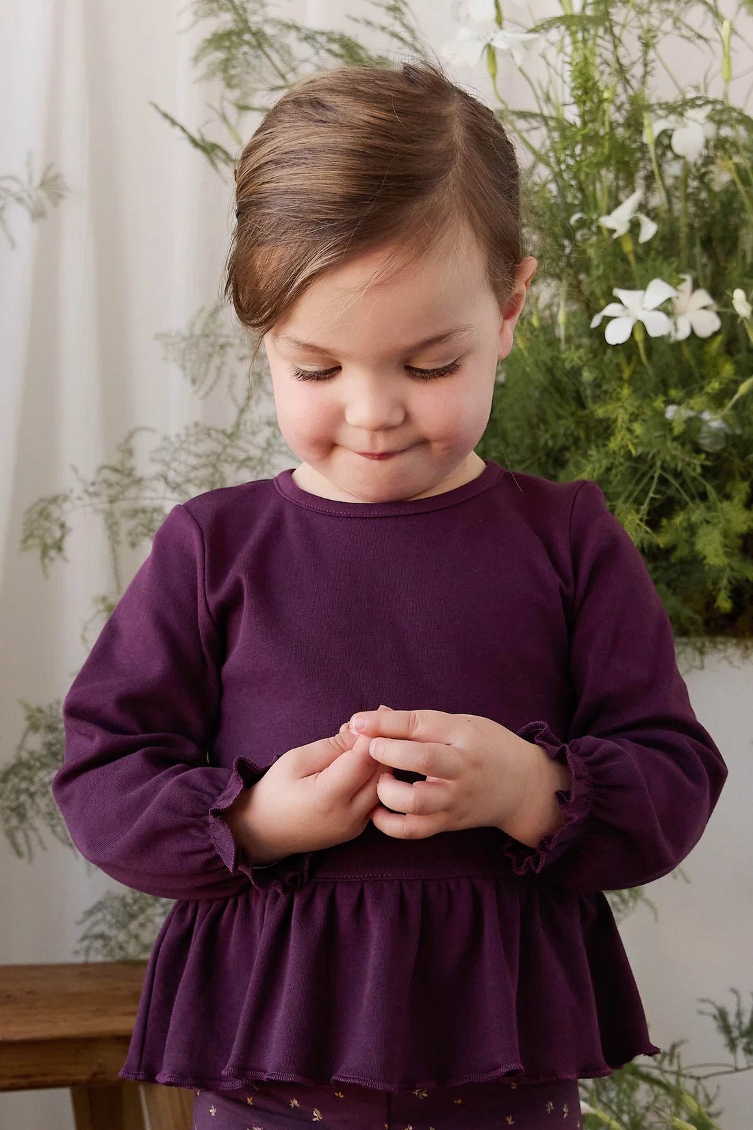 Pima Cotton Bailey Top - Fig - Bossy Beans