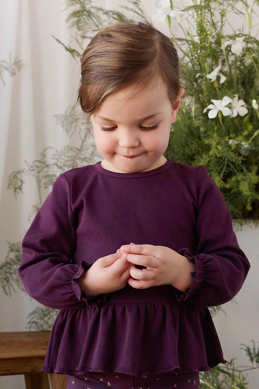 Pima Cotton Bailey Top - Fig - Bossy Beans