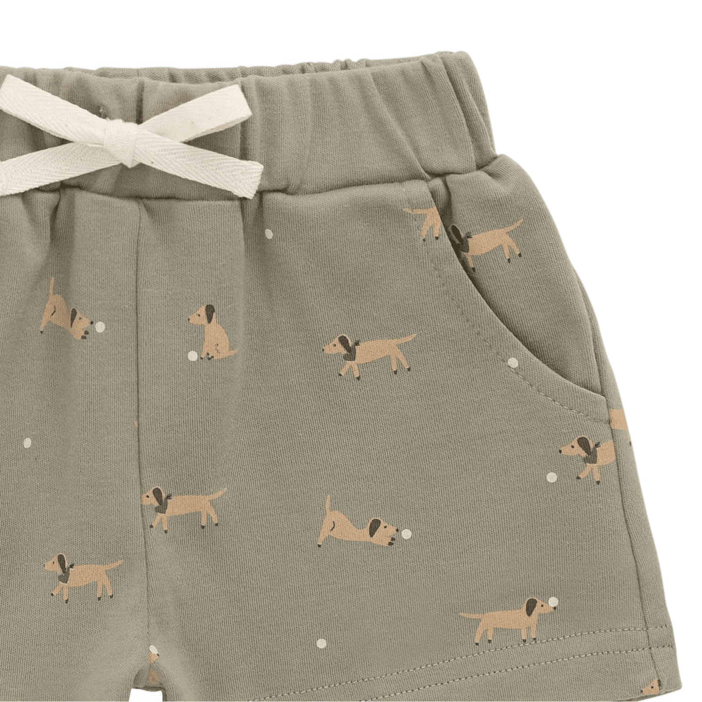 Pima Cotton Wesley Short - Play Ball Vert - Bossy Beans