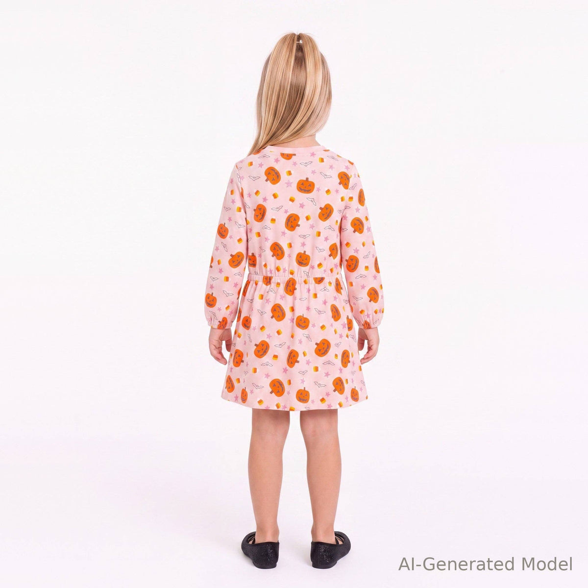 Pink Pumpkin Patch Dress - Bossy Beans