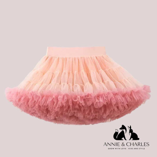 Pink Rose Tulle Skirt - Bossy Beans