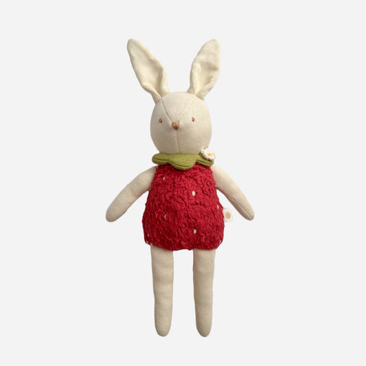 Plush Bunny Strawberry - Bossy Beans
