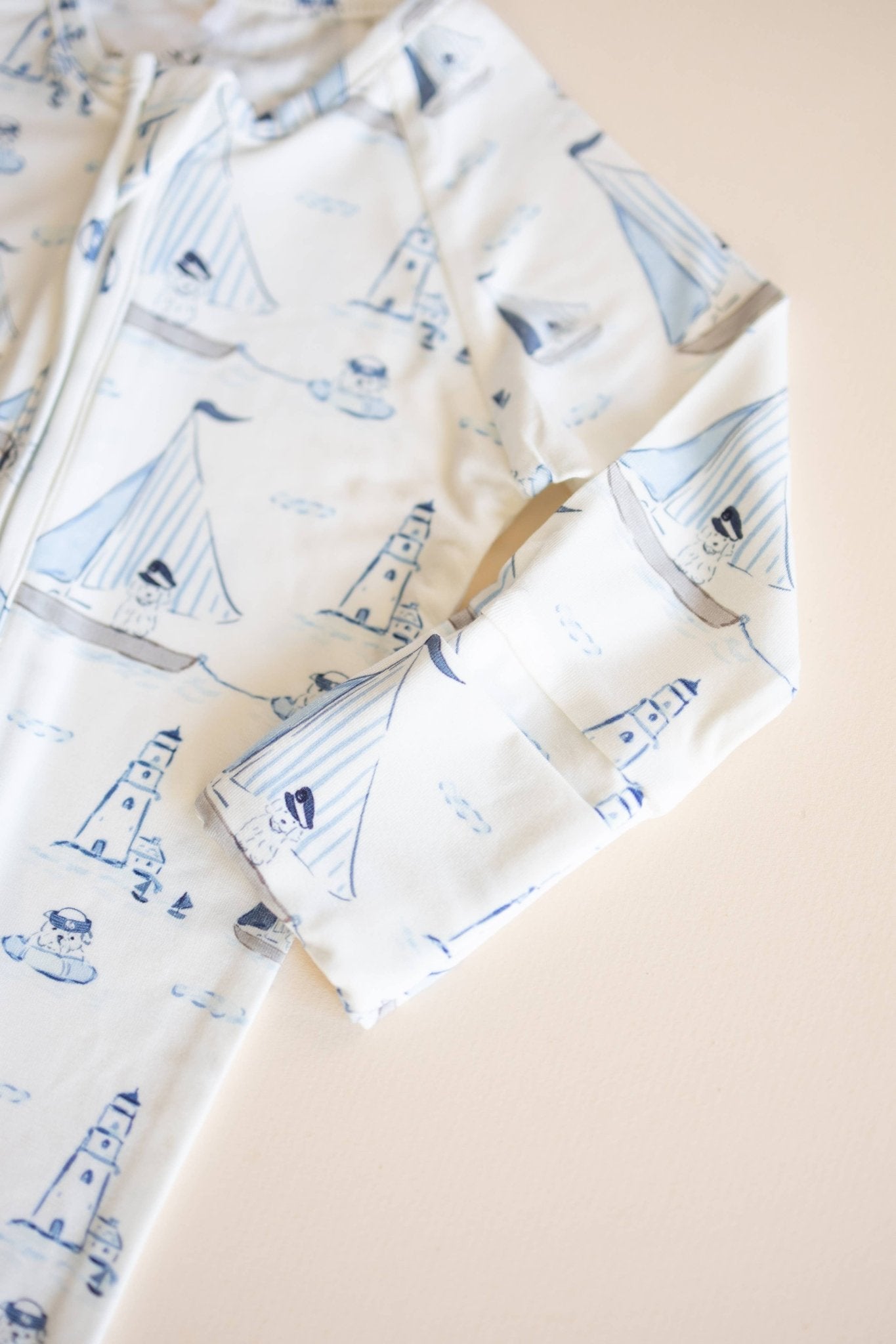 Pups Ahoy! Bamboo Romper - Bossy Beans