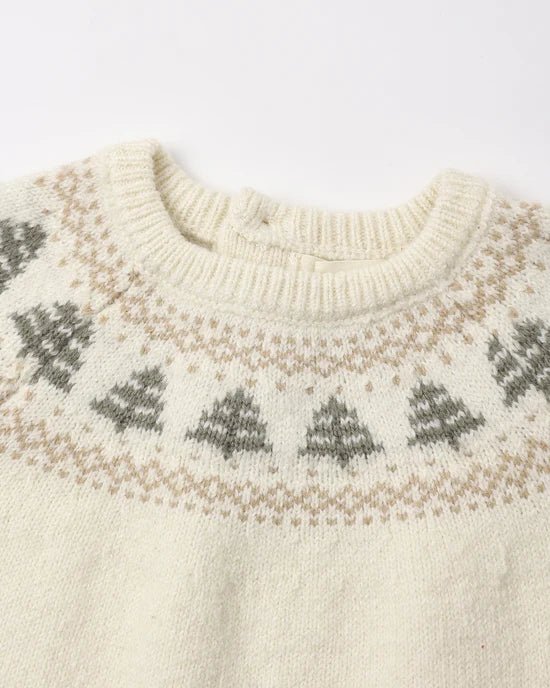 Rex Sweater: Tree Fair Isle - Bossy Beans