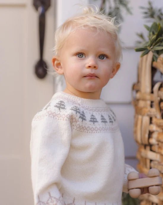 Rex Sweater: Tree Fair Isle - Bossy Beans