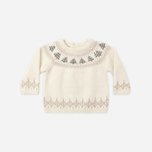 Rex Sweater: Tree Fair Isle - Bossy Beans