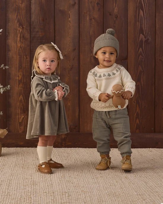 Rex Sweater: Tree Fair Isle - Bossy Beans