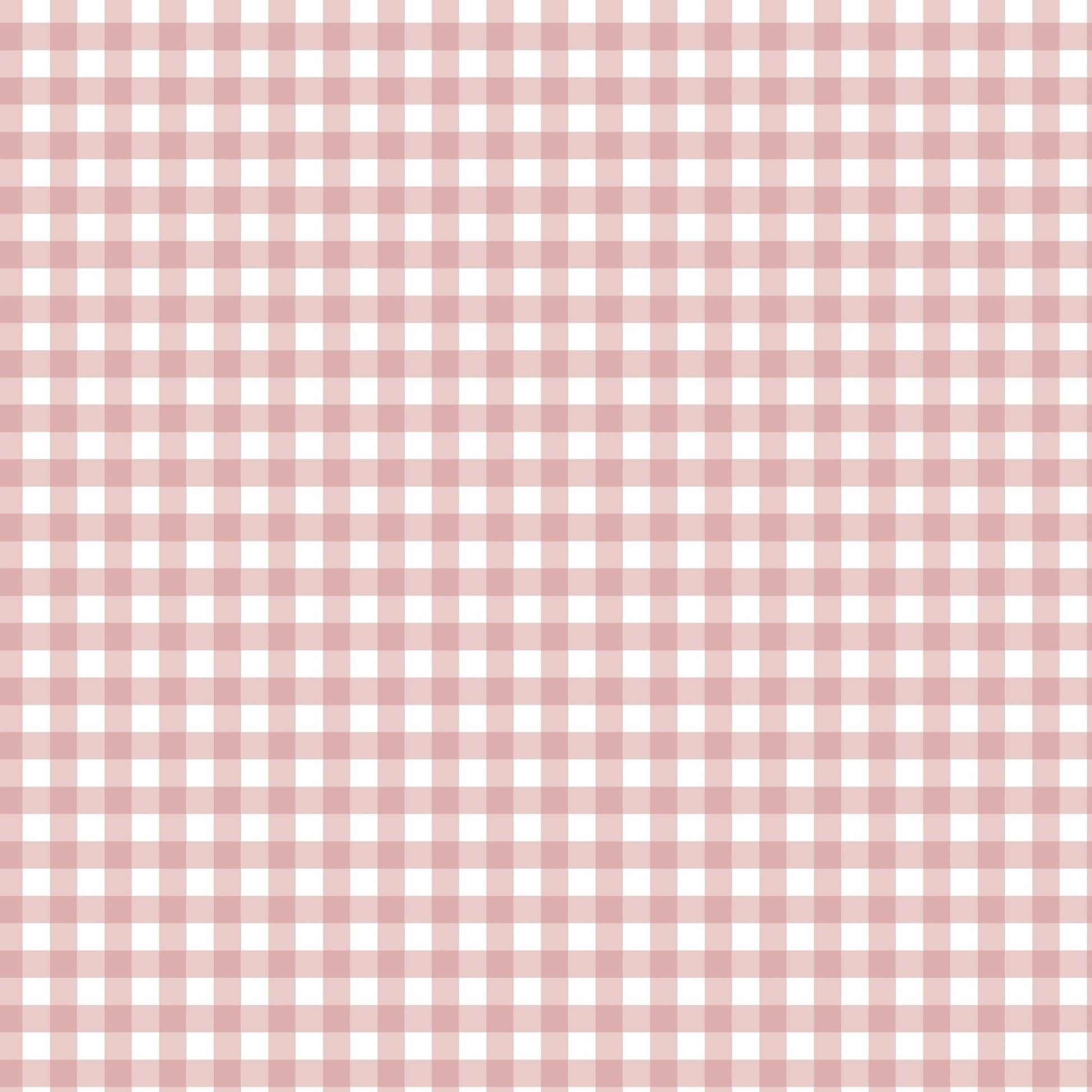 Rose Gingham Bamboo Blanket - Bossy Beans