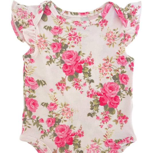 Ruffle Sleeve Bodysuit: Country Daydream - Bossy Beans