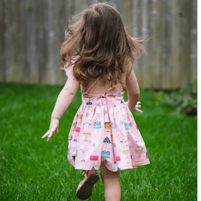 Ruffle Sleeve Dress - Cakes! - Bossy Beans