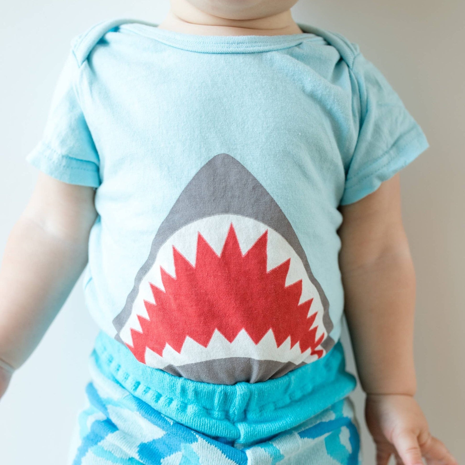 Shark Baby Bodysuit - Bossy Beans