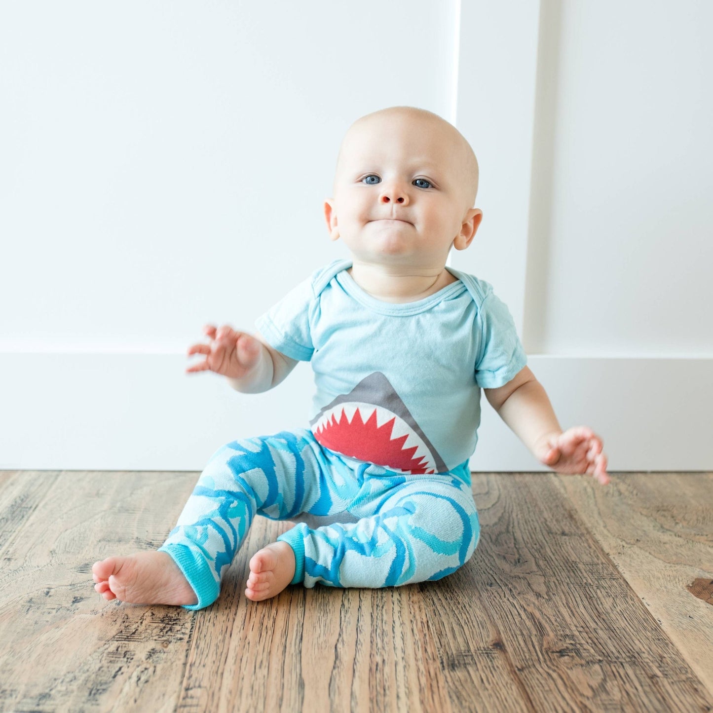 Shark Baby Bodysuit - Bossy Beans
