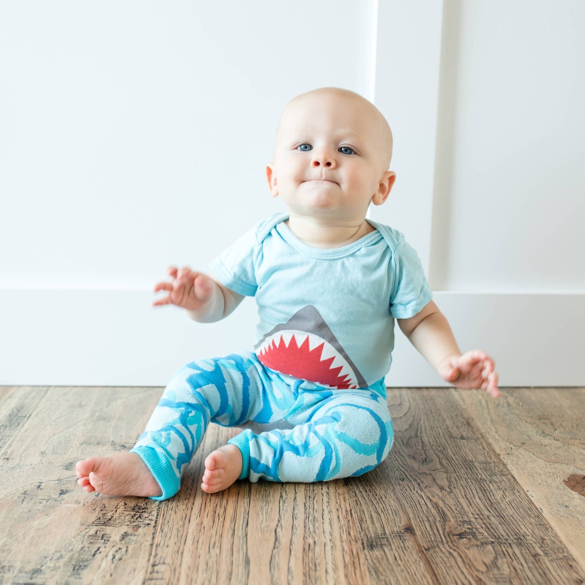 Shark Baby Bodysuit - Bossy Beans