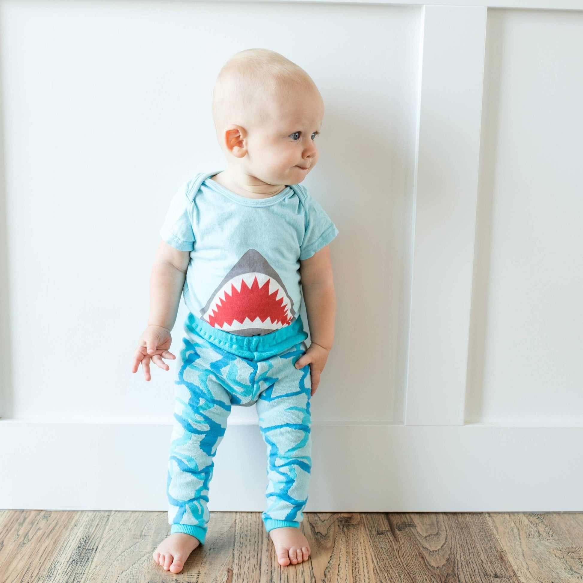 Shark Baby Bodysuit - Bossy Beans