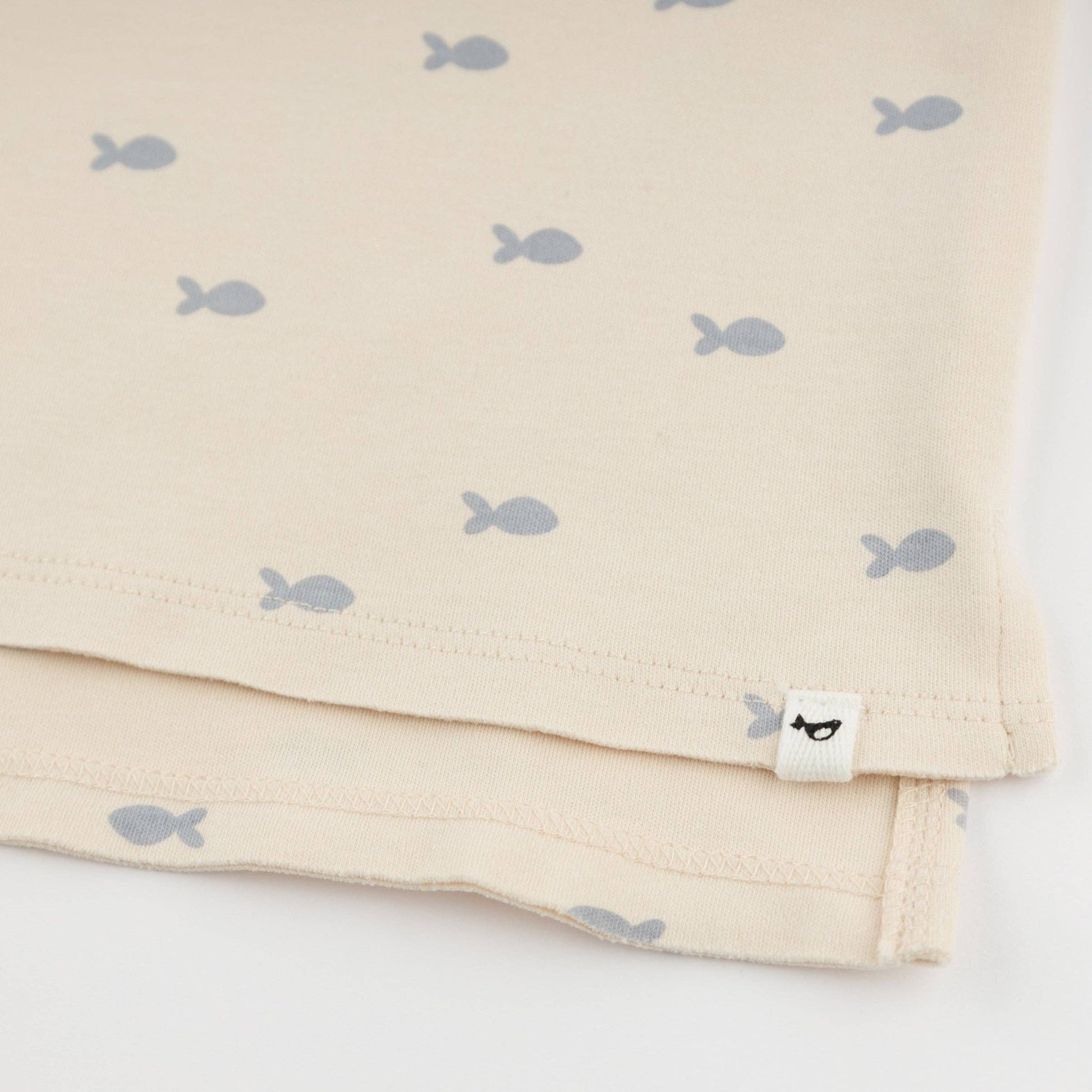Short Sleeve Jamie Shorts Set - Mini Fish - Bossy Beans