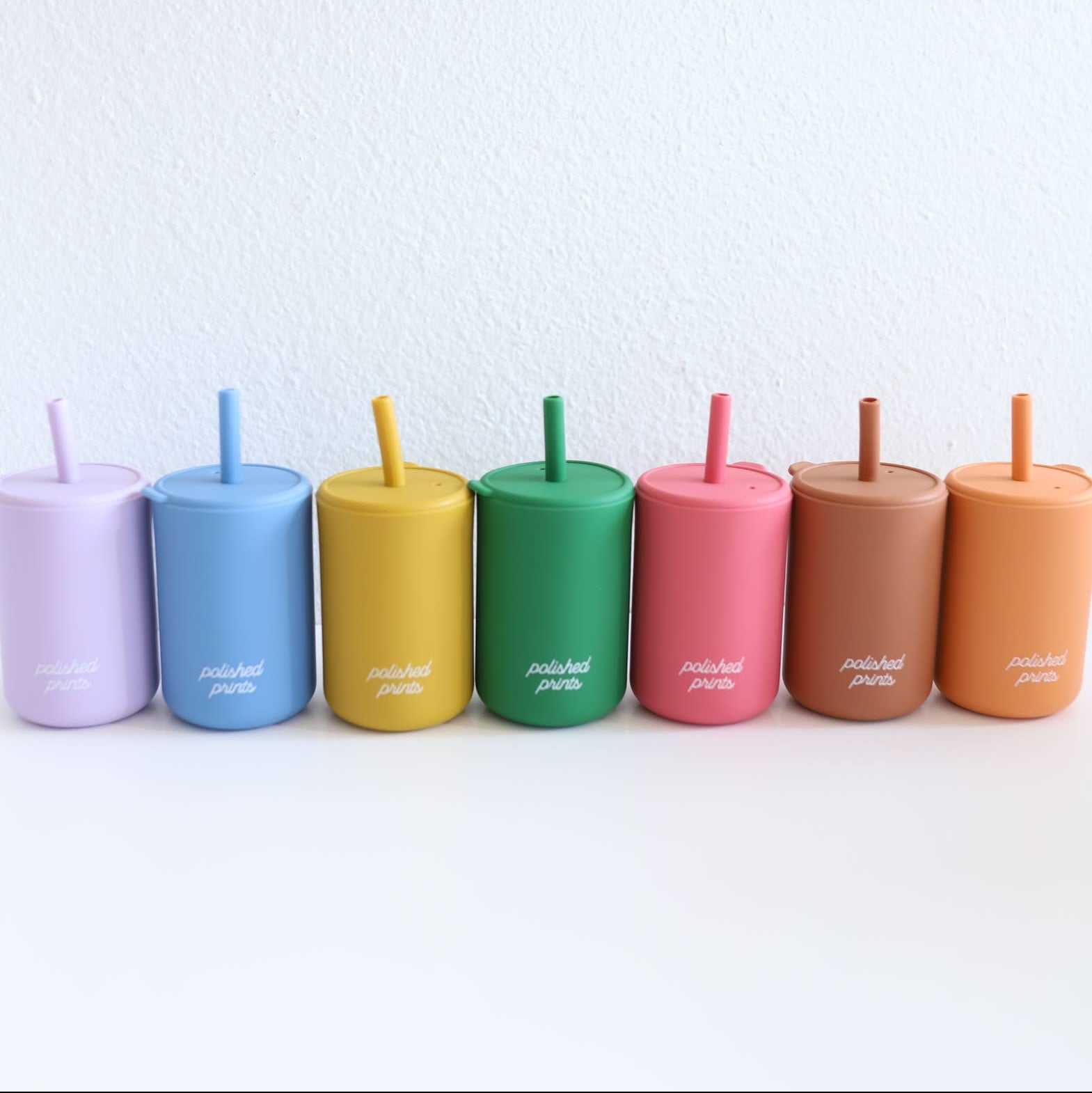 Silicone Straw Cup (Toasted Nut) - Bossy Beans