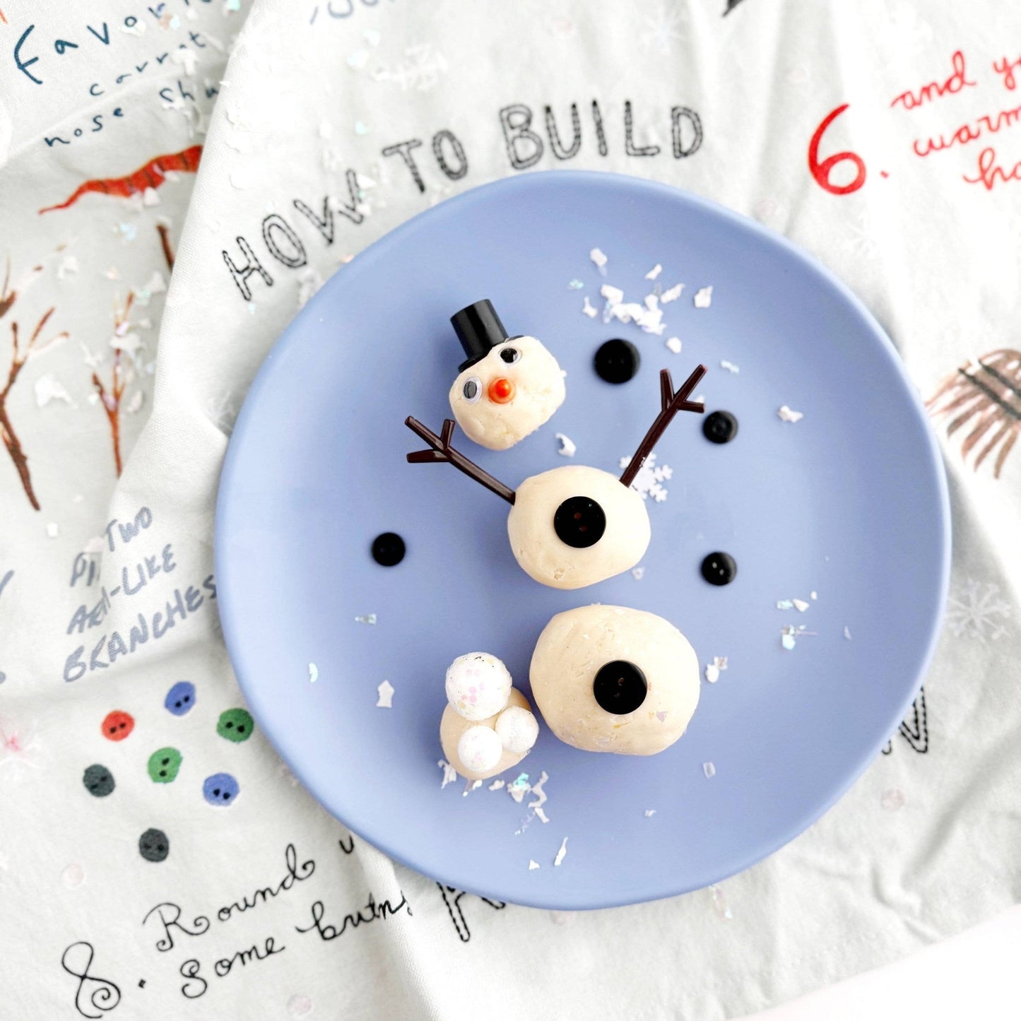 Snowman Mini KidDough - To - Go - Bossy Beans