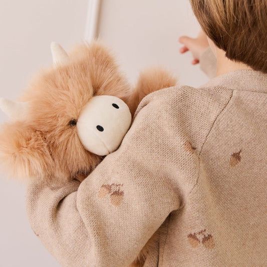 Snuggle Bunnies - Hilda The Highland Cow - Caramel - Bossy Beans