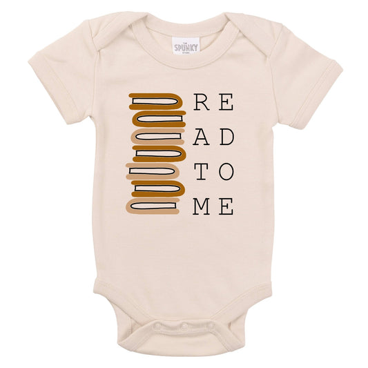Spunky Stork - Read to Me Organic Cotton Baby Bodysuit and Toddler Shirt - Bossy Beans