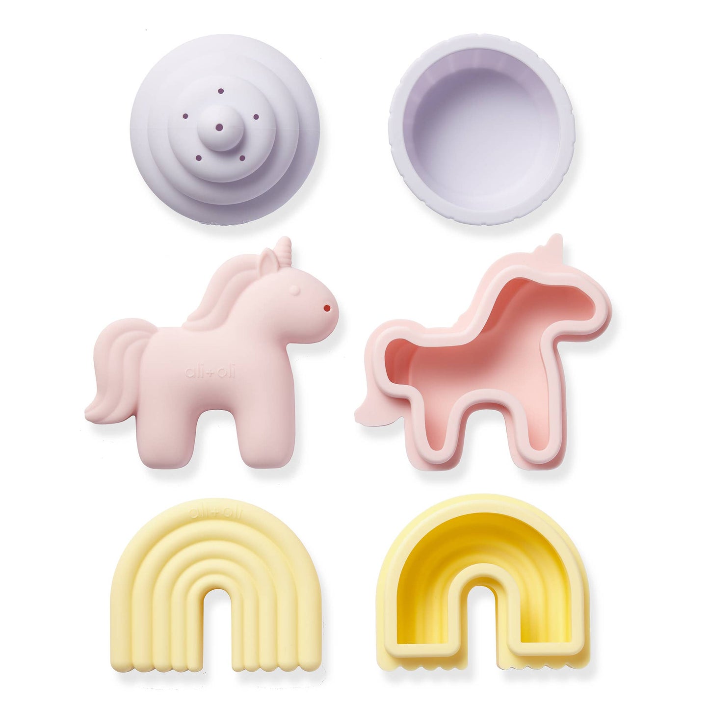 Squirt Water Bath Toy Set (Unicorn) Mold Free - Bossy Beans
