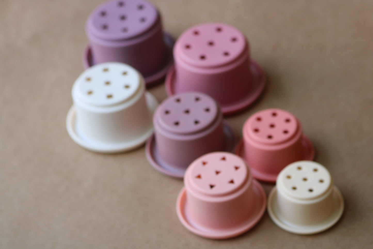 Stacking Cups - Pink - Bossy Beans