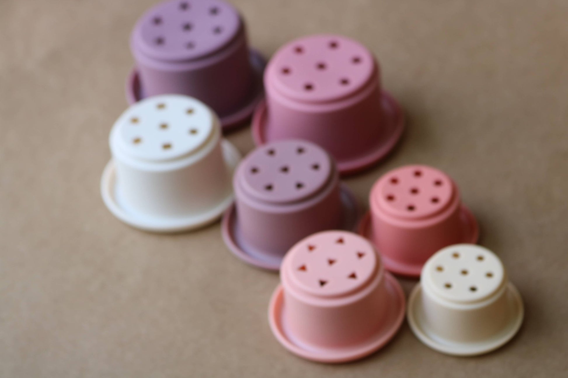 Stacking Cups - Pink - Bossy Beans