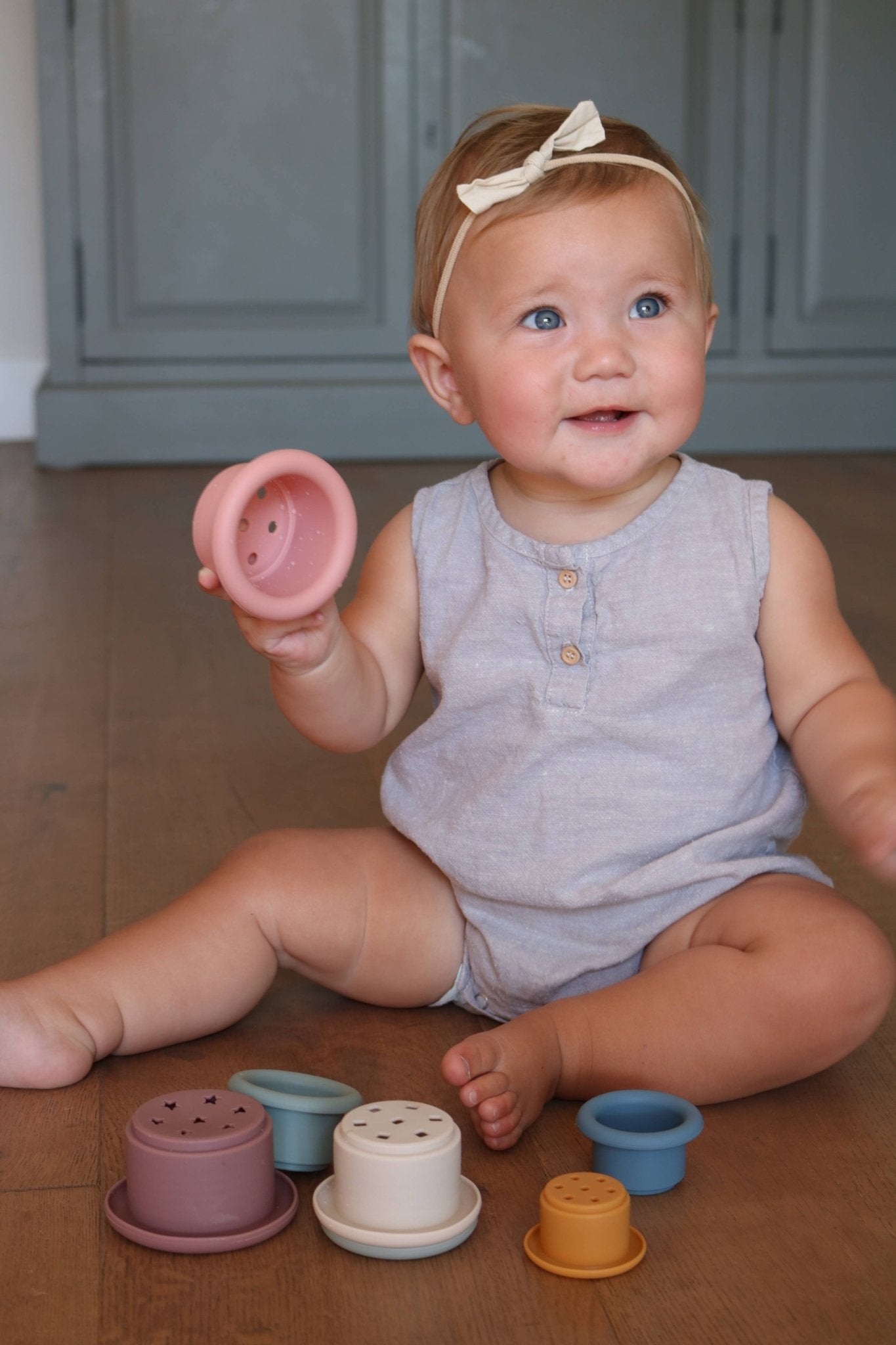 Stacking Cups - Pink - Bossy Beans