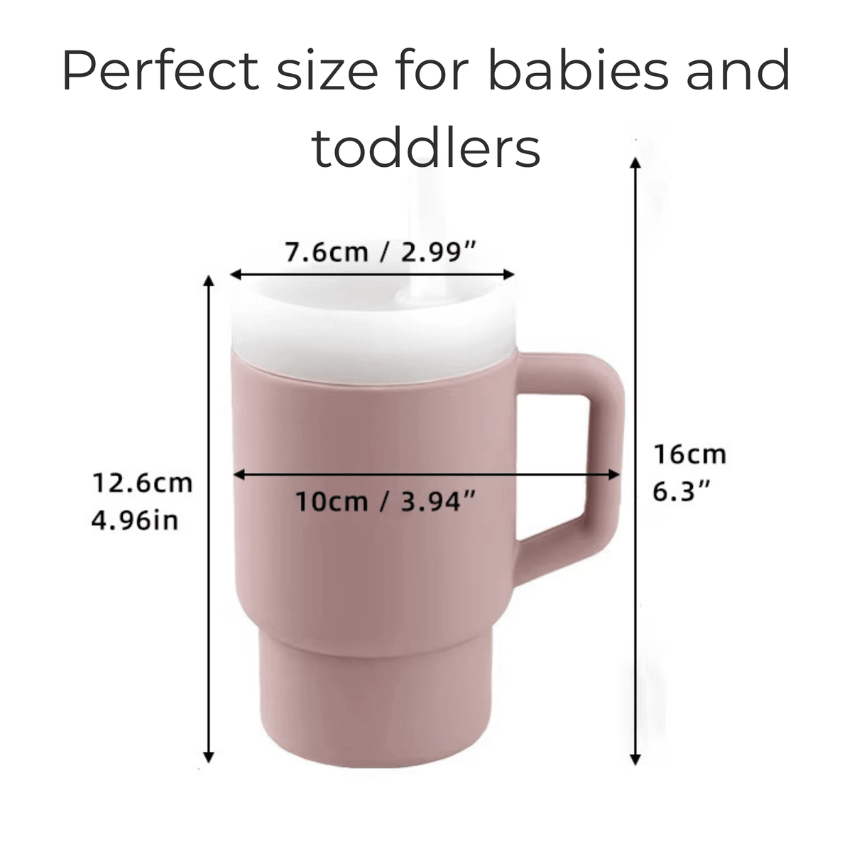 "Stanley-style" Tumbler - Cream - Bossy Beans