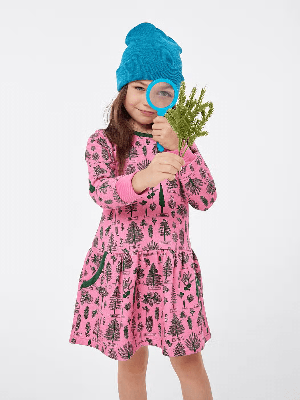 Sweatshirt Dress with Pockets - Botany - Bossy Beans