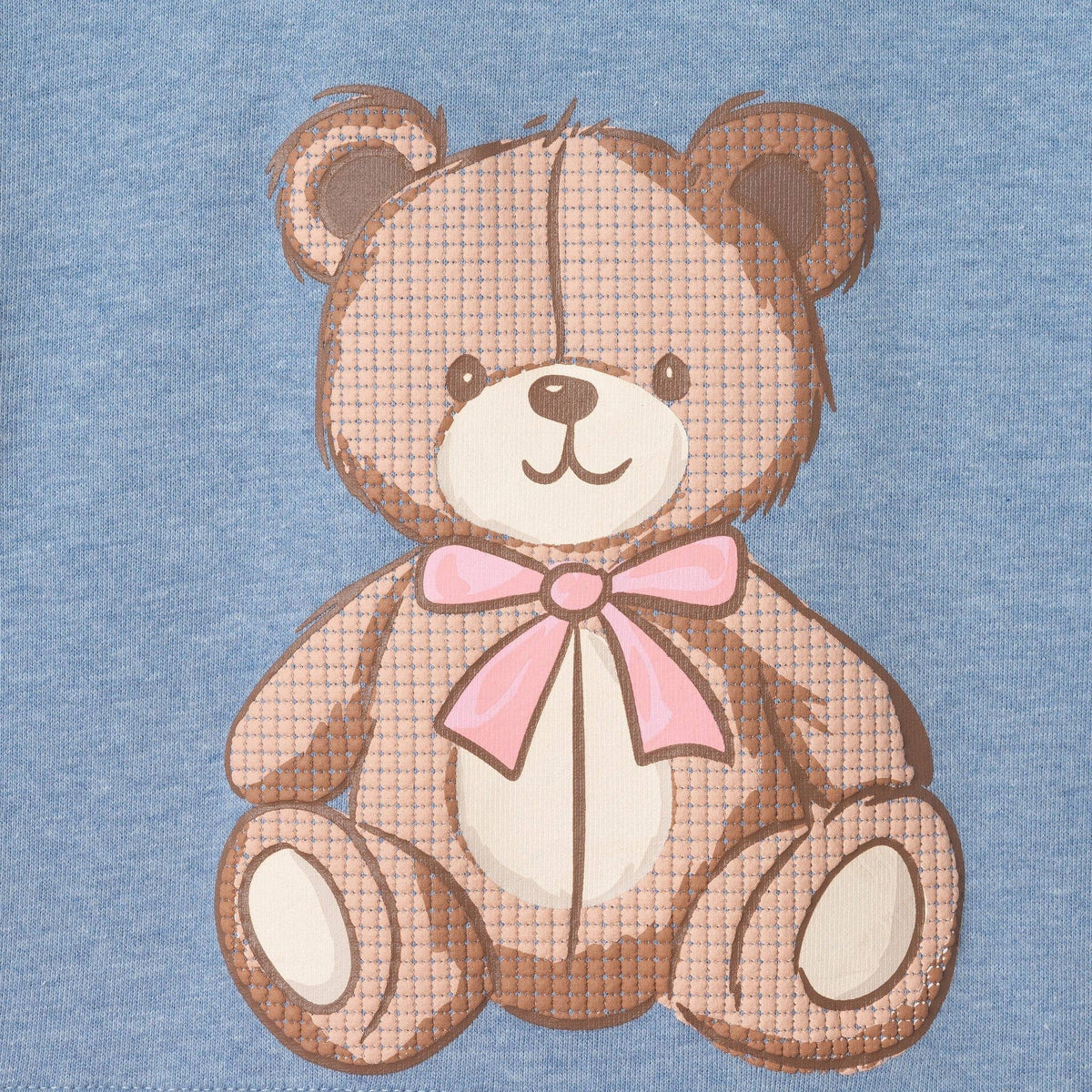 Sweatshirt-Tulle Dress | Teddy Bear - Bossy Beans