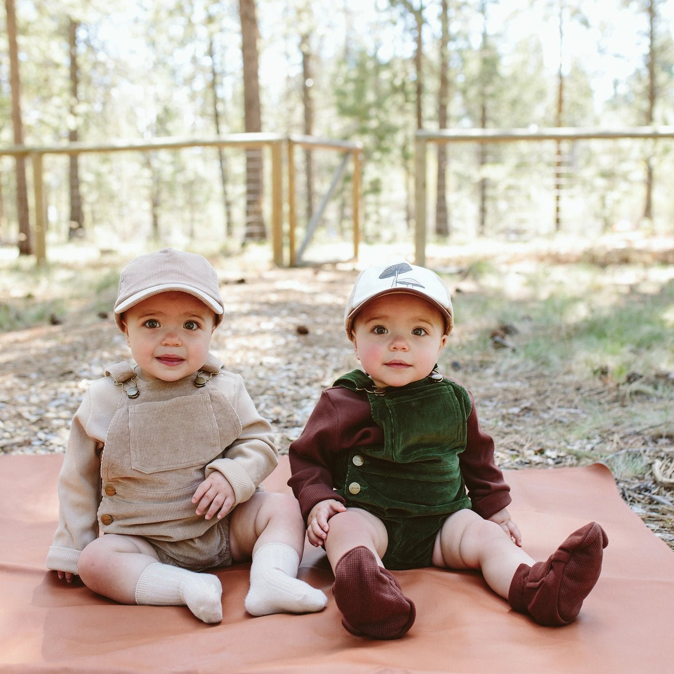 Terry Baby Boots - Redwood - Bossy Beans