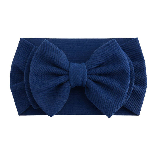 The BIG Bow - Navy - Bossy Beans